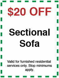 20 off sectional sofa cleaning
