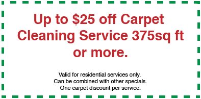 25 off carpet cleaning